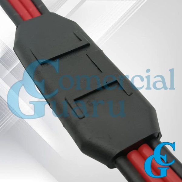 Conector Plugue polarizado 4 vias fio 4,0mm² 2